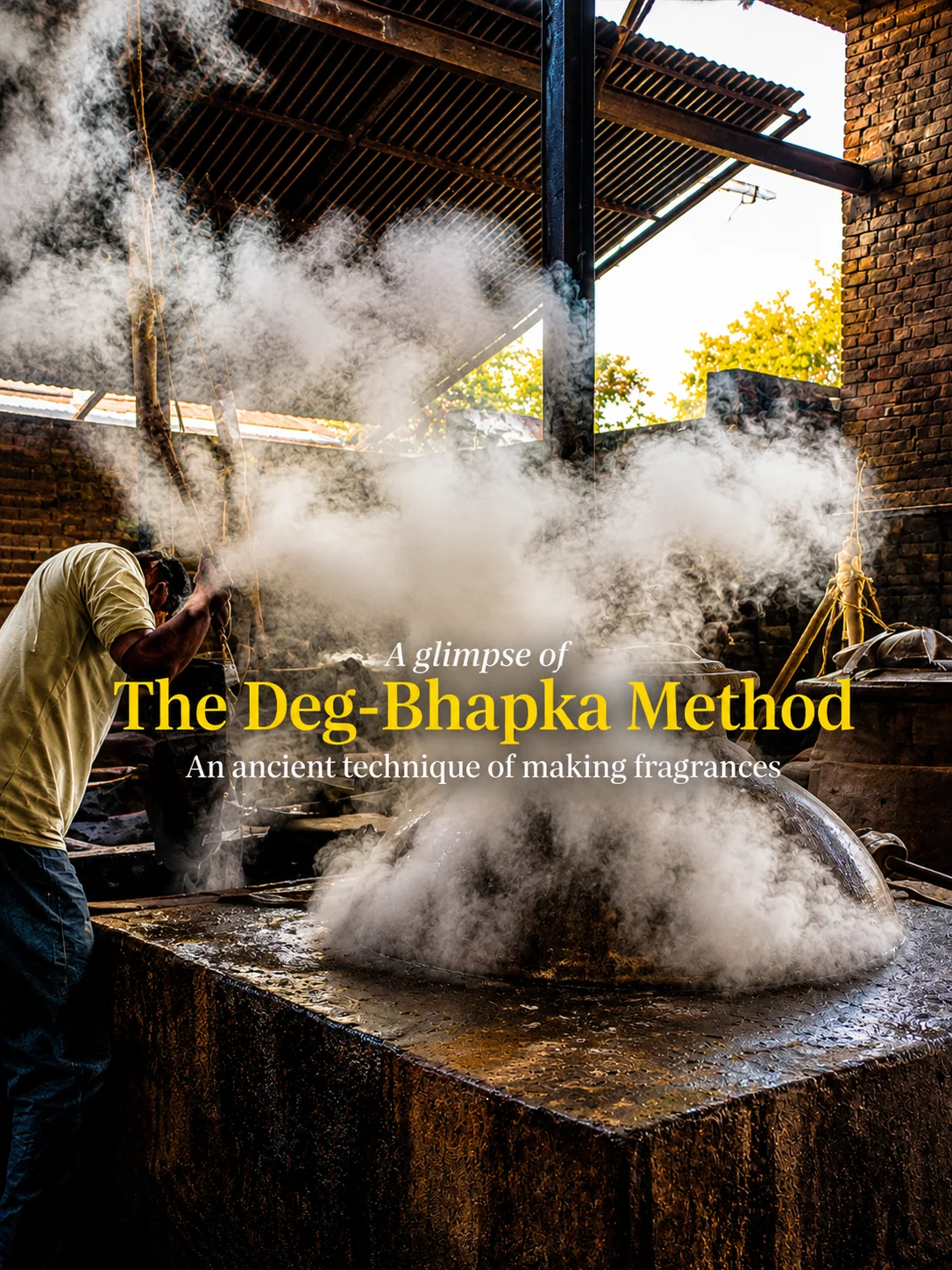 Traditional attar craftsmanship in Kannauj